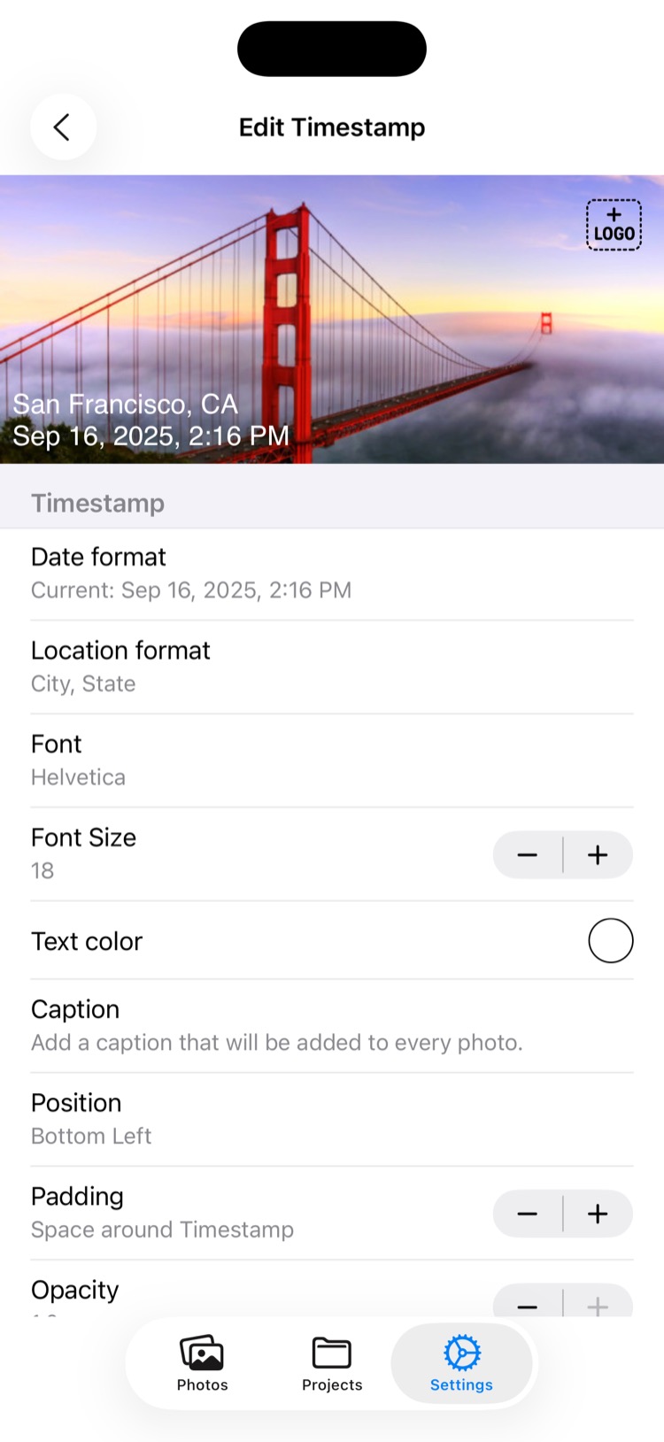 Customize your timestamp